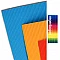 Corrugated cardboard sheet – rainbow colours (50 x 70 cm)