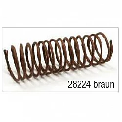 Floral Wire with Paper Coating - Brown (Ø 0.8 mm, L 50 cm, 20 pcs)