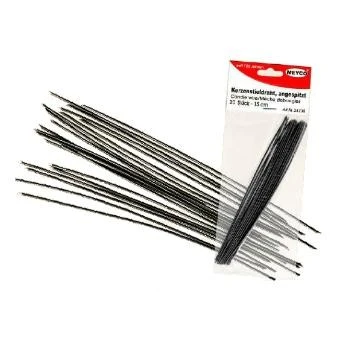 Sveču stieple (H 15 cm, D 1,4 mm, 20 gb.)