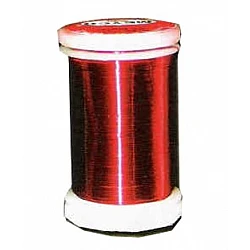 Copper wire with coating - red (Ø 0.35 mm, L 50 m)