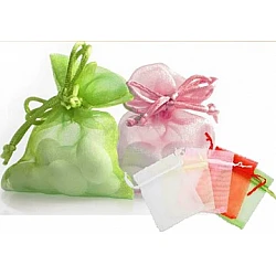 Мешочки из органзы - белые (10 x 13 см, 6 шт.)