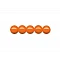 Wooden Beads (Ø 6 mm, 120 pcs) - Orange