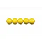 Wooden beads (D 6mm, 120 pcs) - yellow