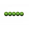 Wooden beads (D 16mm, 15 pcs) - light green