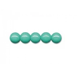 Деревянные бусины (D 10 мм, 56 шт.) — мятный