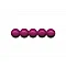 Wooden Beads (Ø 10 mm, 56 pcs) - Dark Pink
