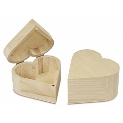 Heart-shaped trinket box