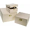 Wooden Boxes with Latch (3 pcs.)