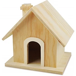 Wooden Playhouse (11 x 10.6 x 9.1 cm)