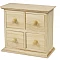 Small Wooden Chest of Drawers (13 x 14 x 7 cm)