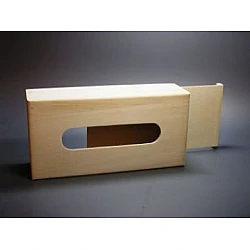 Wooden Wipe Box for Cleaning Wipes (27 x 13.5 x 7.5 cm)
