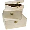 Wooden Boxes with Latch (Set of 3)