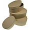Oval Cardboard Boxes (3 pcs.)