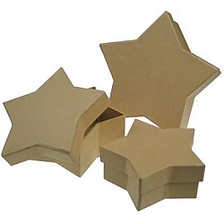 Cardboard Boxes - Stars (3 pcs.)