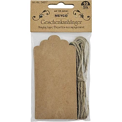 Cardboard Tags - Rectangular (5 cm, 10 pcs.)