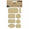 Kraft Paper Stickers (26 pcs.)