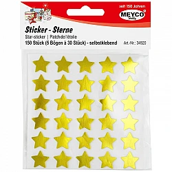 Золотые звездочки наклейки (150 шт.)