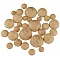 Wooden Bead Halves (Ø 8 mm, 280 pcs.)