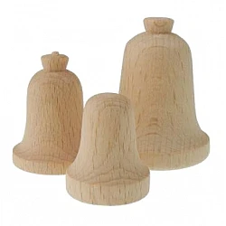 Деревянные бубенчики (25 x 25 мм, 70 шт.)