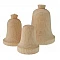 Wooden Bells (50 x 40 mm, 26 pcs.)