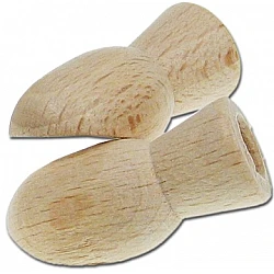 Wooden Doll Arms (32 x 15 mm, 28 pcs)