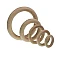Wooden rings (8 pcs)