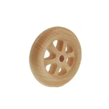 Деревянные колесики с вырезами