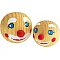 Wooden Doll Heads (2 pcs)