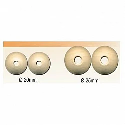 Деревянные бусины (D 20 мм, 8 шт.)