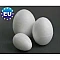 Polystyrene Eggs (H 6 cm, 27 pcs.)