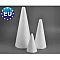 Polystyrene cones (H 12 cm, 7 pcs.)