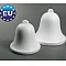 Polystyrene Bells (H 9 cm, 8 pcs.)
