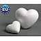 Polystyrene hearts (H 5 cm, 20 pcs)