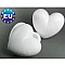 Polystyrene Hearts (H 15 cm, 3 pcs)