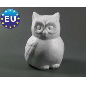 Полистироловая сова (H 13 см)