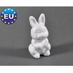 Пенопластовый зайчик, малый (высота 8,5 см, 10 шт.)