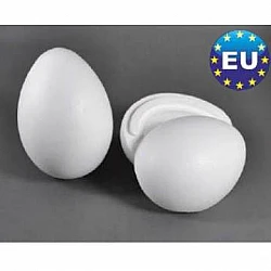 Polystyrene Eggs (15.5 x 11 cm, 6 pcs)