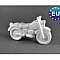 Polystyrene Motorbike (H 10 cm, 4 pcs)