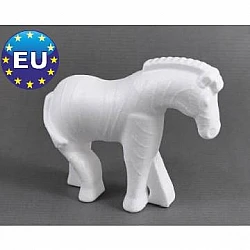 Зебра из полистирола (высота 11 см, 4 шт.)