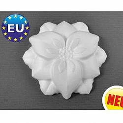 Polystyrene Poinsettia (Ø 13.5 cm, 7 pcs)