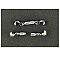 Jewellery Clasps (5 pcs) - Silver Coloured
