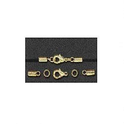 Застёжки для украшений (Дл. 19 мм, 2 шт.) — золотистого цвета