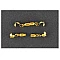 Jewellery Clasps (5 pcs) – Gold-Coloured
