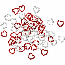 Декоративные блёстки - сердца (60 шт.)