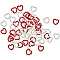 Decorative Glitter Hearts – Pack of 60