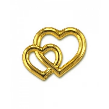 Plastic Figures (15 pcs) - Gold Heart