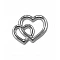 Plastic Figures (15 pcs) - Silver Heart