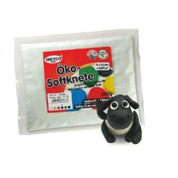 Моделирующая глина, экологичная (200 г) - чёрная