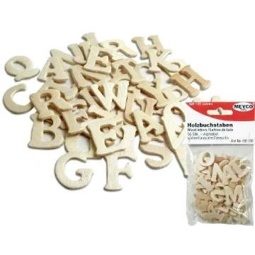 Деревянные буквы (50 шт.)