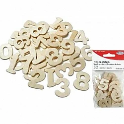 Wooden Numbers (40 pcs)